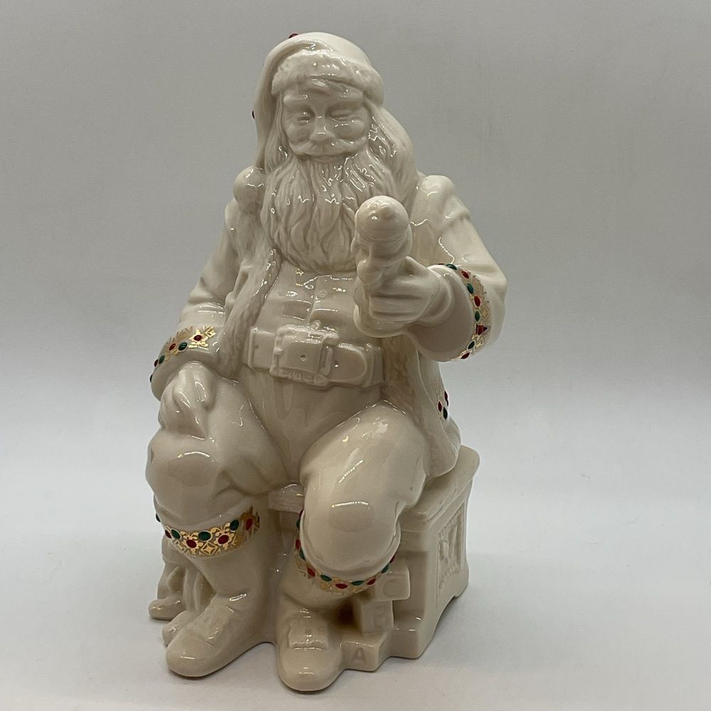 Lenox China Jewels Santa’s Toyshop Figurine